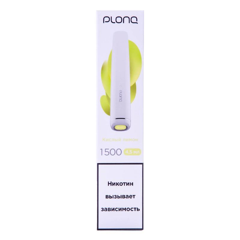 Электронная сигарета Plonq Plus Sour Lemon (Плонг Плюс Кислый лимон)