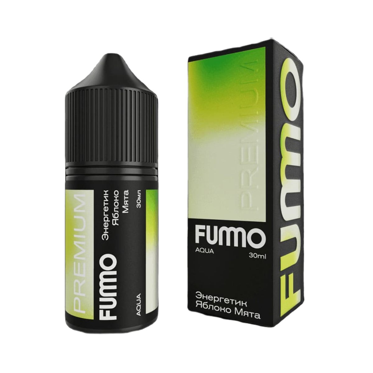 FUMMO AQUA Энергетик яблоко мята 30мл.20мг