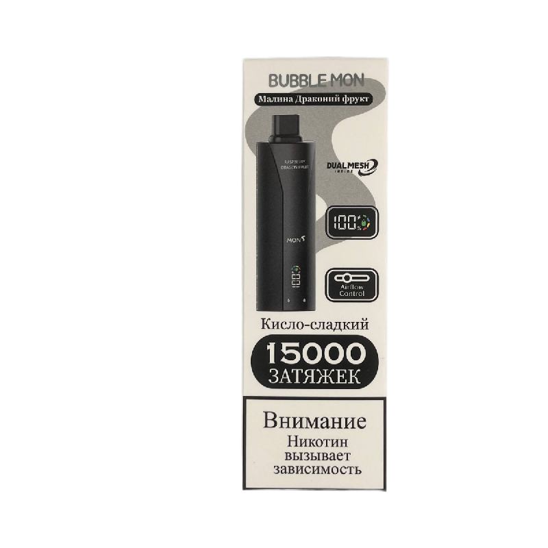 Bubble Mon Booster P-15000 Малина Драконий Фрукт