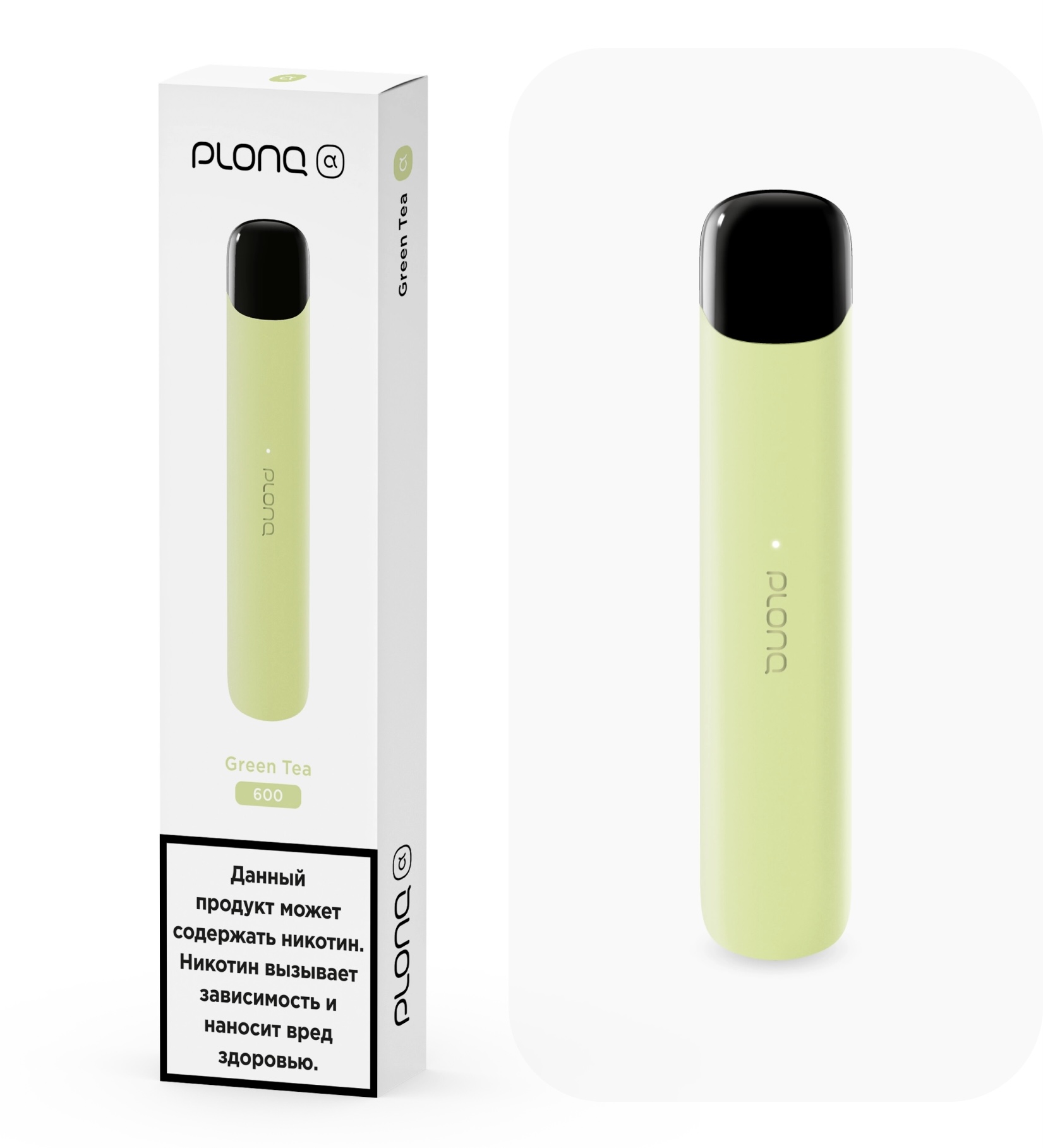 Электронная сигарета Plonq Alpha Green Tea (Плонг Альфа Зелёный Чай)