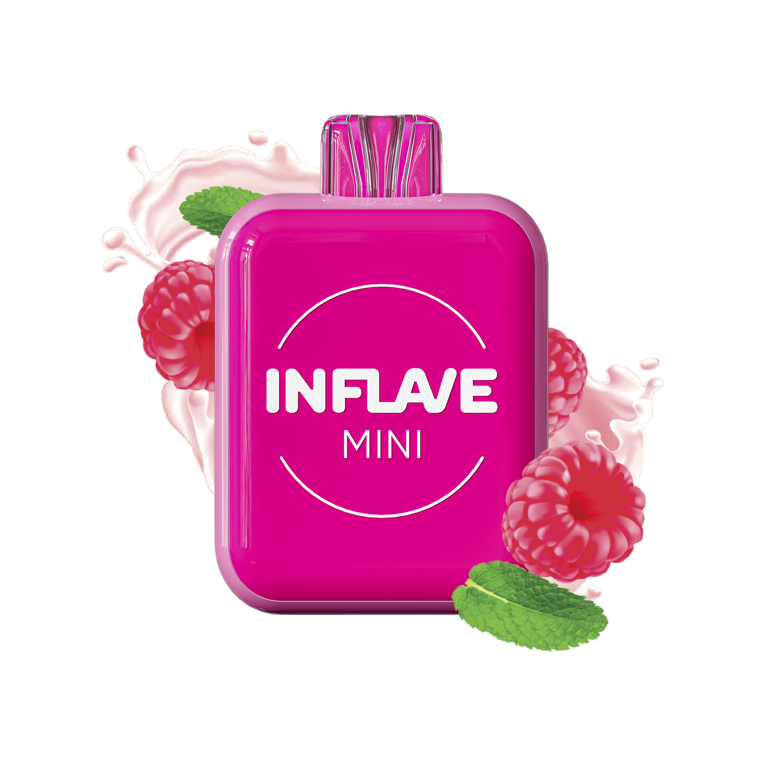 Электронная сигарета Inflave Mini 1000 затяжек Малиновый Йогурт